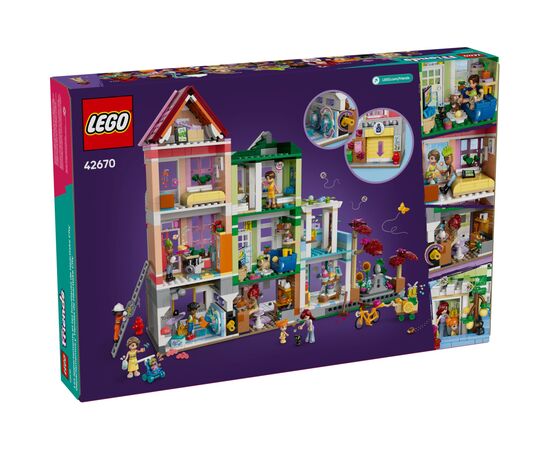Конструктор LEGO Friends Хартлейк-Сити. Квартиры и магазины (42670), изображение 8 Конструктор LEGO Friends Хартлейк-Сити. Квартиры и магазины (42670), изображение 8
