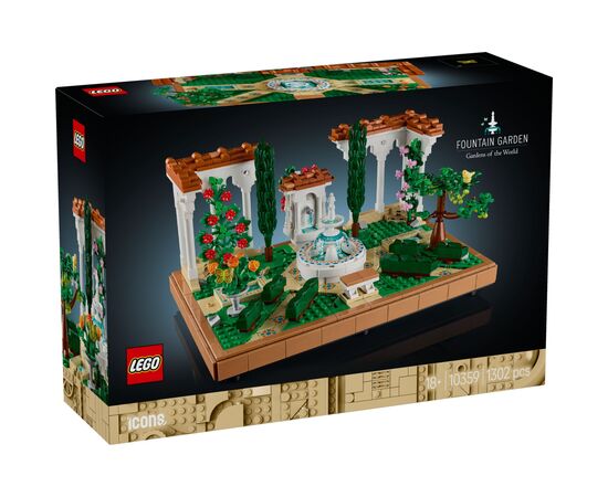 Конструктор LEGO Icons Сад фонтанів (10359)