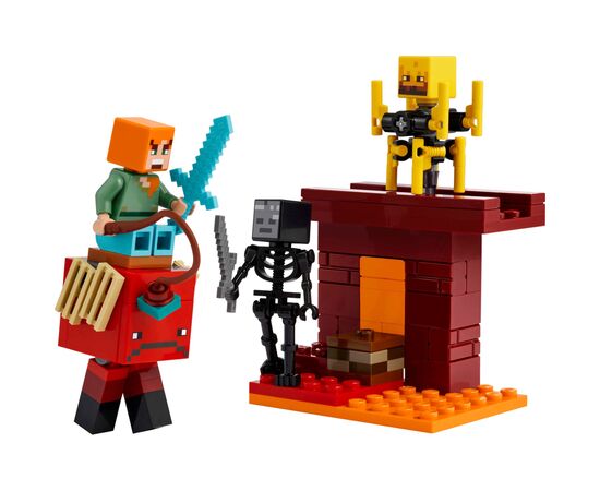 Конструктор LEGO Minecraft Битва з лавою у Незері (21266), зображення 2 Конструктор LEGO Minecraft Битва з лавою у Незері (21266), зображення 2