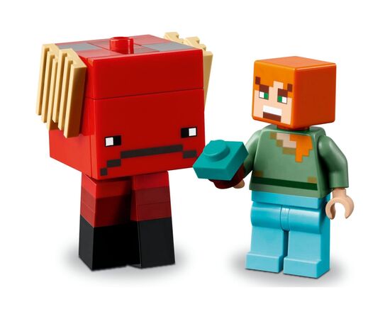 Конструктор LEGO Minecraft Битва з лавою у Незері (21266), зображення 8 Конструктор LEGO Minecraft Битва з лавою у Незері (21266), зображення 8