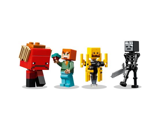 Конструктор LEGO Minecraft Битва з лавою у Незері (21266), зображення 9 Конструктор LEGO Minecraft Битва з лавою у Незері (21266), зображення 9