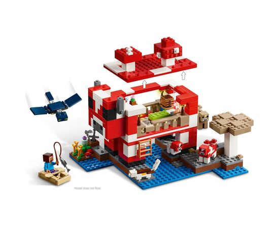 Конструктор LEGO Minecraft Грибной дом (21270), изображение 3 Конструктор LEGO Minecraft Грибной дом (21270), изображение 3