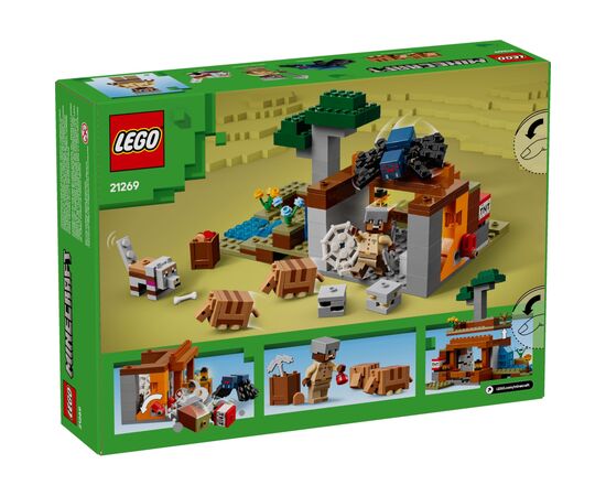 Конструктор LEGO Minecraft Шахтна експедиція Броненосець (21269), зображення 8 Конструктор LEGO Minecraft Шахтна експедиція Броненосець (21269), зображення 8