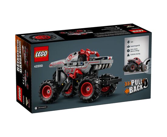 Конструктор LEGO Technic Monster Jam ThunderROARus з інерційним двигуном (42200), зображення 6 Конструктор LEGO Technic Monster Jam ThunderROARus з інерційним двигуном (42200), зображення 6