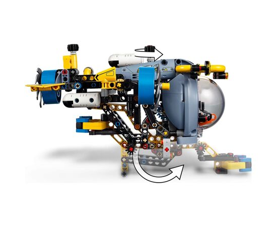 Конструктор LEGO Technic Глубоководная исследовательская подводная лодка (42201), изображение 6 Конструктор LEGO Technic Глубоководная исследовательская подводная лодка (42201), изображение 6