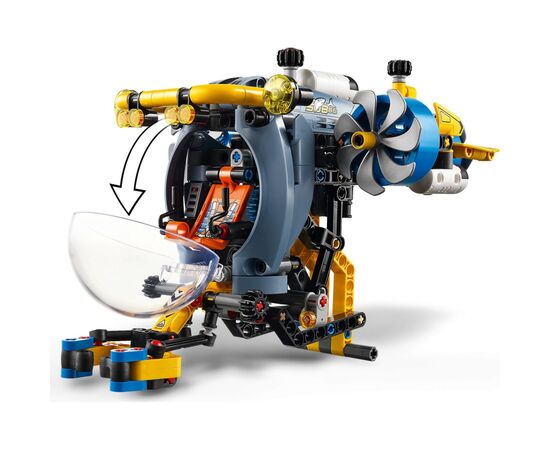 Конструктор LEGO Technic Глубоководная исследовательская подводная лодка (42201), изображение 8 Конструктор LEGO Technic Глубоководная исследовательская подводная лодка (42201), изображение 8