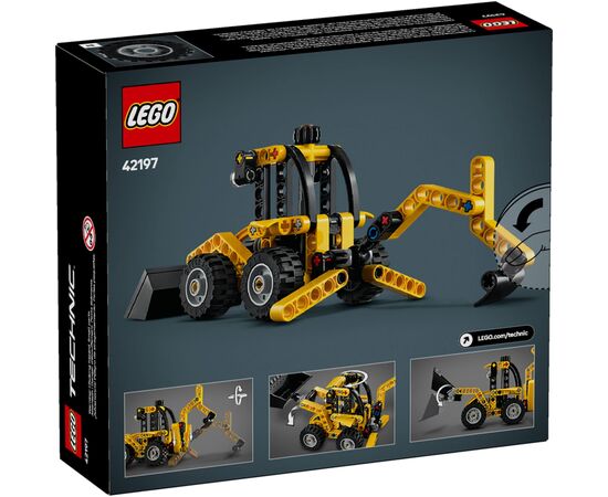 Конструктор LEGO Technic Екскаватор-навантажувач (42197), зображення 8 Конструктор LEGO Technic Екскаватор-навантажувач (42197), зображення 8
