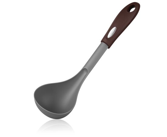 Ополоник Ardesto Gemini, 32.2см, нейлон, сіро-коричневий (AR2138PG), зображення 4