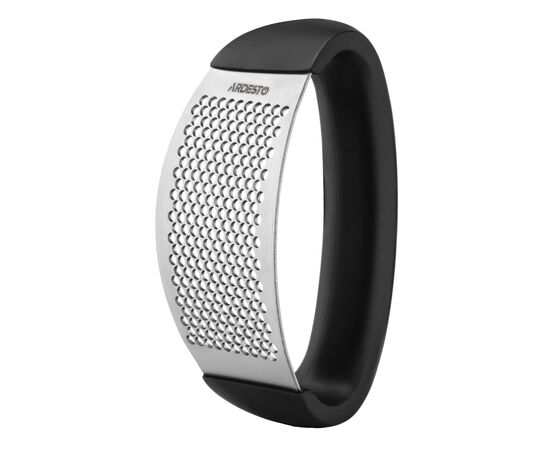 Прес для часнику Ardesto Gemini, 12см, нержавіюча сталь, пластик, чорний (AR7002B), зображення 2