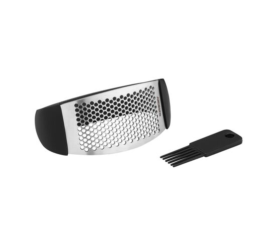 Прес для часнику Ardesto Gemini, 12см, нержавіюча сталь, пластик, чорний (AR7002B), зображення 4