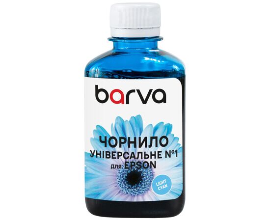 Чернила Barva Epson universal 1, water-soluble, 180г, light blue (EU1-749)