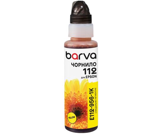 Чернила Barva Epson 112 100мл, Pigm. Yellow, флакон OneKey (E112-956-1K)
