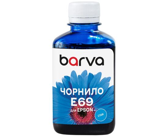 Чорнило Barva Epson T69, 180 мл, Pigm, Cyan (E69-941)