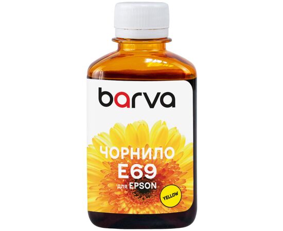 Чорнило Barva Epson T69, 180 мл, Pigm, Yellow (E69-943)