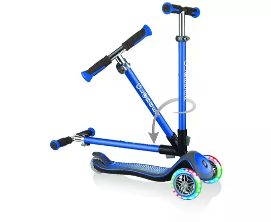 Самокат Globber Elite Deluxe Синий (444-400), изображение 3 Самокат Globber Elite Deluxe Синий (444-400), изображение 3