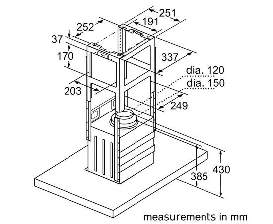 Вытяжка кухонная Bosch DIB97IM50, изображение 6 Вытяжка кухонная Bosch DIB97IM50, изображение 6