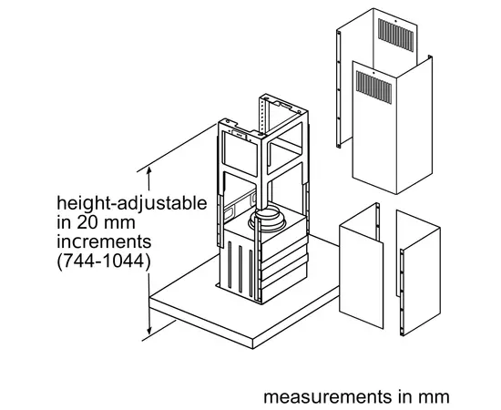 Вытяжка кухонная Bosch DIB97IM50, изображение 8 Вытяжка кухонная Bosch DIB97IM50, изображение 8