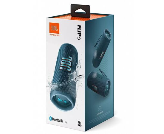 Акустическая система JBL Flip 6 Blue (JBLFLIP6BLU), изображение 9 Акустическая система JBL Flip 6 Blue (JBLFLIP6BLU), изображение 9