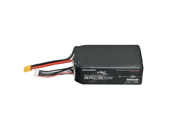 Аккумулятор для дрона RacePow 8000mAh 8S 80C (8000mAh-8S-80C), изображение 3 Аккумулятор для дрона RacePow 8000mAh 8S 80C (8000mAh-8S-80C), изображение 3