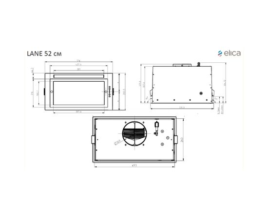 Вытяжка кухонная Elica ENTER BL MAT/A/52, изображение 12 Вытяжка кухонная Elica ENTER BL MAT/A/52, изображение 12