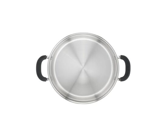 Кастрюля Tefal Jamie Oliver Home Cook, 8.4л, з кришкою, нержавіюча сталь, силікон (E3186375), изображение 3 Кастрюля Tefal Jamie Oliver Home Cook, 8.4л, з кришкою, нержавіюча сталь, силікон (E3186375), изображение 3