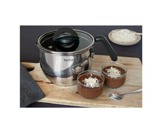 Кастрюля Tefal Opti Space,2.5л, (мультикаструля) нержавіюча сталь, бакеліт (G7371795), изображение 5 Кастрюля Tefal Opti Space,2.5л, (мультикаструля) нержавіюча сталь, бакеліт (G7371795), изображение 5