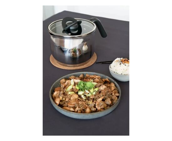 Кастрюля Tefal Opti Space,2.5л, (мультикаструля) нержавіюча сталь, бакеліт (G7371795), изображение 6 Кастрюля Tefal Opti Space,2.5л, (мультикаструля) нержавіюча сталь, бакеліт (G7371795), изображение 6