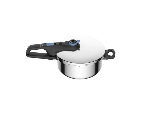 Каструля Tefal Secure Trendy, 4л, (скороварка) з паровим кошиком (P2580402)