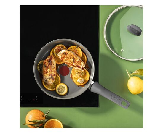Сотейник Tefal Renewal, 24см, алюміній, бакеліт, скло, сірий (C4263243), изображение 5 Сотейник Tefal Renewal, 24см, алюміній, бакеліт, скло, сірий (C4263243), изображение 5