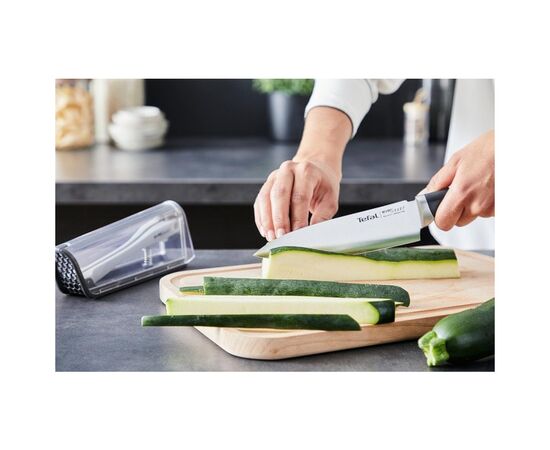 Кухонный нож Tefal Eversharp, 16.5см, з чохол-точило нержавіюча сталь, чорний (K2569004), изображение 11 Кухонный нож Tefal Eversharp, 16.5см, з чохол-точило нержавіюча сталь, чорний (K2569004), изображение 11