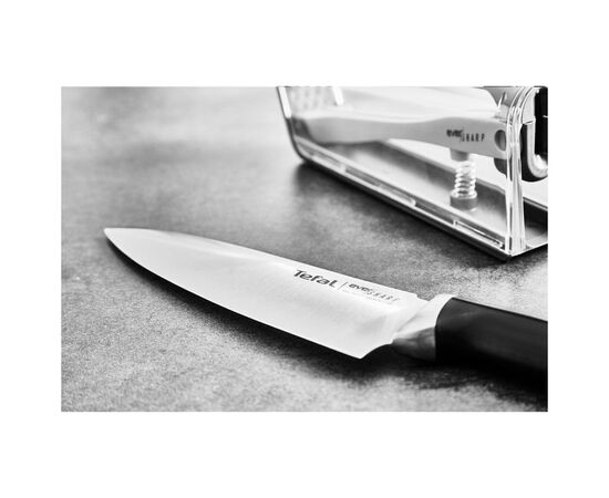 Кухонный нож Tefal Eversharp, 16.5см, з чохол-точило нержавіюча сталь, чорний (K2569004), изображение 7 Кухонный нож Tefal Eversharp, 16.5см, з чохол-точило нержавіюча сталь, чорний (K2569004), изображение 7