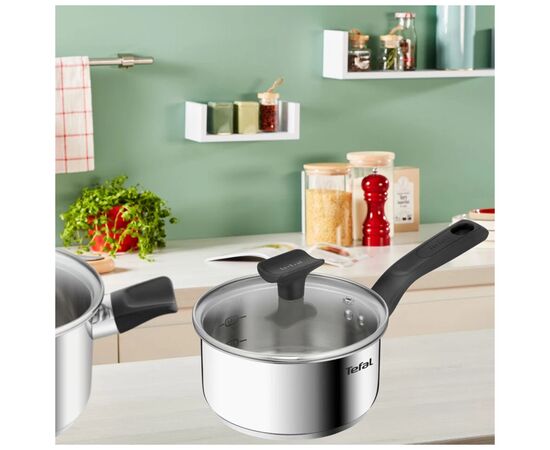 Набор посуды Tefal Delicious, 6предметів, нержавіюча сталь, бакеліт, скло (B925S655), изображение 5 Набор посуды Tefal Delicious, 6предметів, нержавіюча сталь, бакеліт, скло (B925S655), изображение 5