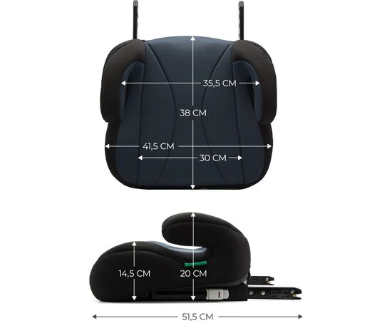 Автокресло Kinderkraft бустер i-Boost Black (KCIBOO00BLK0000) (5902533924813), изображение 6 Автокресло Kinderkraft бустер i-Boost Black (KCIBOO00BLK0000) (5902533924813), изображение 6