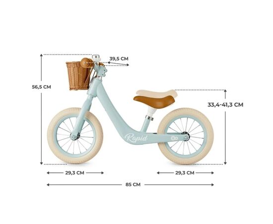 Беговел Kinderkraft Rapid 2 Blue Breeze (KRRAPI02BLU0000) (5902533924875), изображение 10 Беговел Kinderkraft Rapid 2 Blue Breeze (KRRAPI02BLU0000) (5902533924875), изображение 10