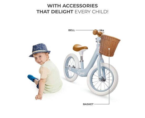 Беговел Kinderkraft Rapid 2 Blue Breeze (KRRAPI02BLU0000) (5902533924875), изображение 9 Беговел Kinderkraft Rapid 2 Blue Breeze (KRRAPI02BLU0000) (5902533924875), изображение 9