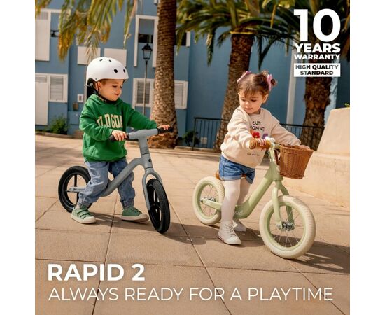 Беговел Kinderkraft Rapid 2 Savannah Green (KRRAPI02GRE0000) (5902533924882), изображение 10