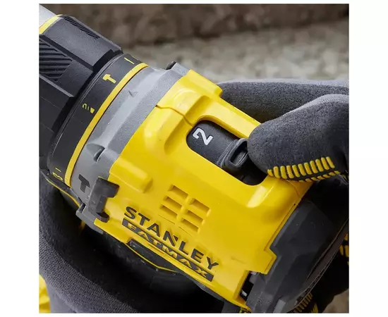 Шуруповерт Stanley FatMax, Li-lon 18 В, 80 Нм (без АКБ та ЗУ) (SFMCD721B), изображение 5 Шуруповерт Stanley FatMax, Li-lon 18 В, 80 Нм (без АКБ та ЗУ) (SFMCD721B), изображение 5