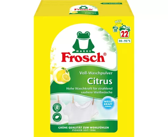 Стиральный порошок Frosch Цитрус 1.45 кг (4001499960260)