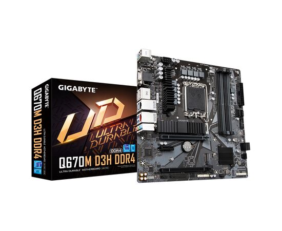 Материнська плата GIGABYTE Q670M D3H DDR4