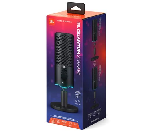 Мікрофон JBL Quantum Stream (JBLQSTREAMBLK), зображення 9 Мікрофон JBL Quantum Stream (JBLQSTREAMBLK), зображення 9