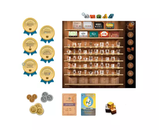 Настольная игра Geekach Games Distilled. Тайны напитков (Distilled. Kickstarter edition) (GKCH065DS), изображение 9 Настольная игра Geekach Games Distilled. Тайны напитков (Distilled. Kickstarter edition) (GKCH065DS), изображение 9