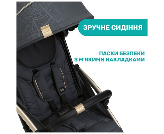 Коляска Chicco Goody Plus Stroller черная (79877.57), изображение 6