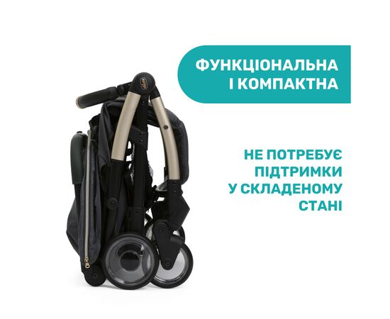 Коляска Chicco Goody Plus Stroller черная (79877.57), изображение 9