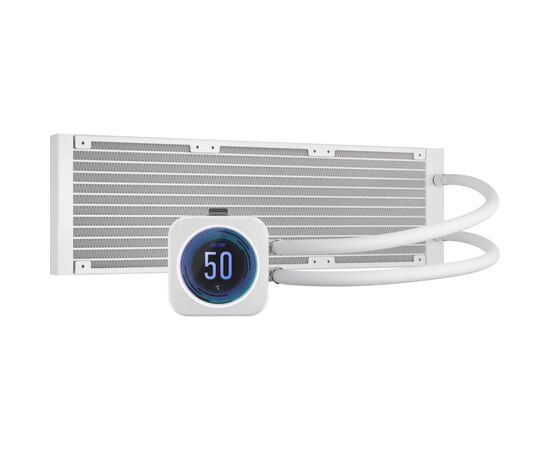 Система водяного охлаждения Corsair iCUE H150i Elite LCD XT White (CW-9060077-WW), изображение 2 Система водяного охлаждения Corsair iCUE H150i Elite LCD XT White (CW-9060077-WW), изображение 2