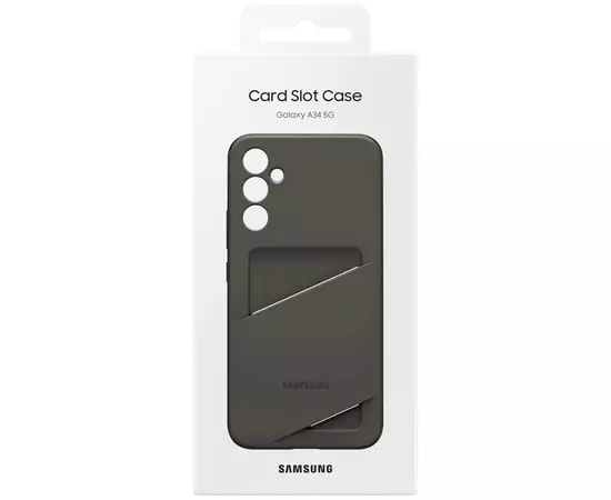 Чехол для моб. телефона Samsung Samsung A34 Card Slot Case Black (EF-OA346TBEGRU), изображение 6 Чехол для моб. телефона Samsung Samsung A34 Card Slot Case Black (EF-OA346TBEGRU), изображение 6
