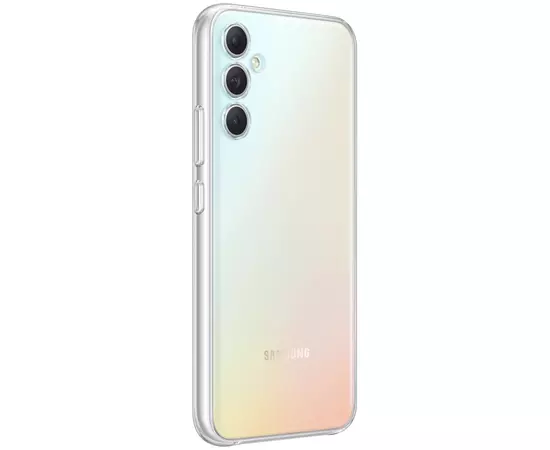 Чехол для мобильного телефона Samsung Samsung A34 Clear Case Transparency (EF-QA346CTEGRU), изображение 4 Чехол для мобильного телефона Samsung Samsung A34 Clear Case Transparency (EF-QA346CTEGRU), изображение 4