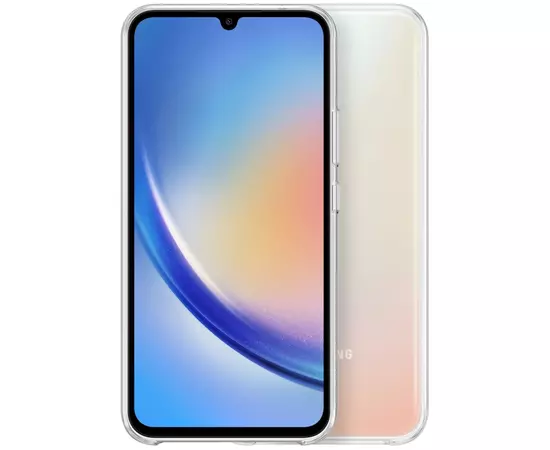 Чехол для мобильного телефона Samsung Samsung A34 Clear Case Transparency (EF-QA346CTEGRU), изображение 5 Чехол для мобильного телефона Samsung Samsung A34 Clear Case Transparency (EF-QA346CTEGRU), изображение 5