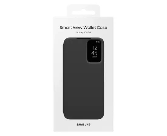Чехол для моб. телефона Samsung Samsung A34 Smart View Wallet Case Black (EF-ZA346CBEGRU), изображение 6 Чехол для моб. телефона Samsung Samsung A34 Smart View Wallet Case Black (EF-ZA346CBEGRU), изображение 6