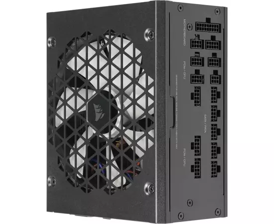Блок питания Corsair 1000W RM1000x Shift PCIE5 (CP-9020253-EU), изображение 2 Блок питания Corsair 1000W RM1000x Shift PCIE5 (CP-9020253-EU), изображение 2