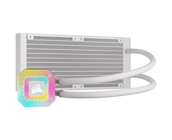 Система водного охлаждения Corsair iCUE H100i Elite Capellix XT White Li (CW-9060072-WW), изображение 2 Система водного охлаждения Corsair iCUE H100i Elite Capellix XT White Li (CW-9060072-WW), изображение 2